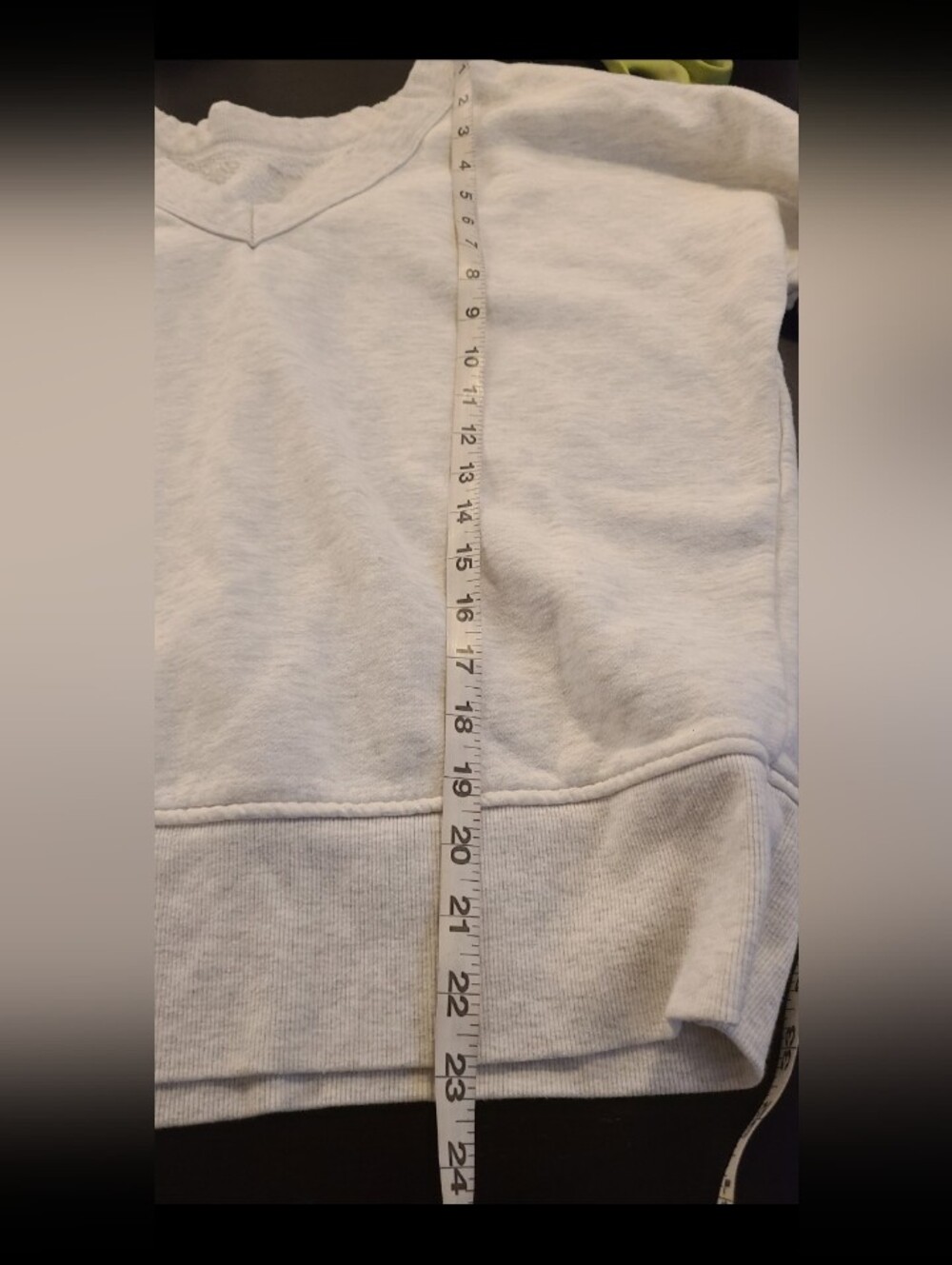 Sonoma Pullover V Neck Sweatshirt, Light Grey, Small - Picture 4 of 5